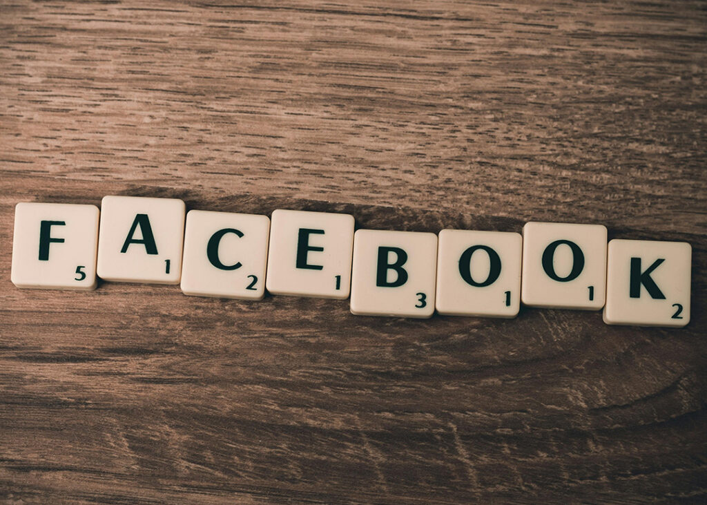 Facebook bananagram letters for website social proof