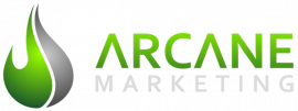 Arcane Marketing logo - light
