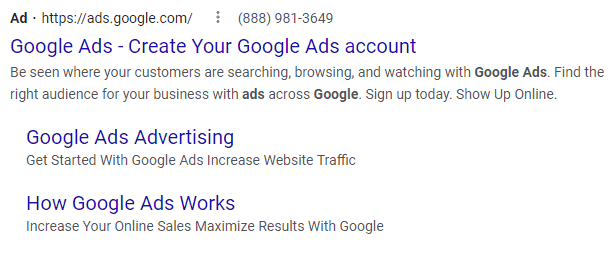 Google ads