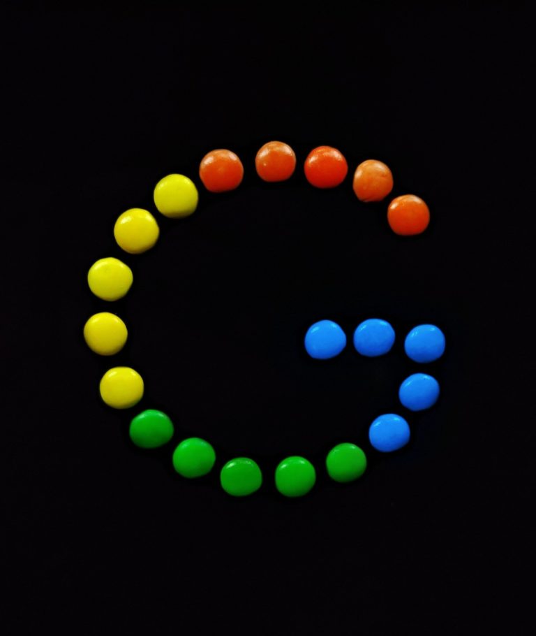 google logo in candy announcing broad core algorithm update