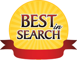 Best in Search badge from TopSEOs.com