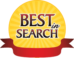 Best in Search badge from TopSEOs.com